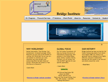 Tablet Screenshot of bridgeinstitutellc.com